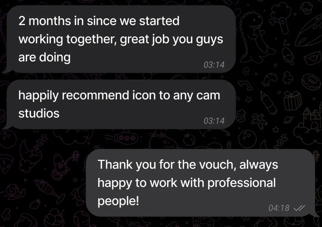 Client feedback in Telegram