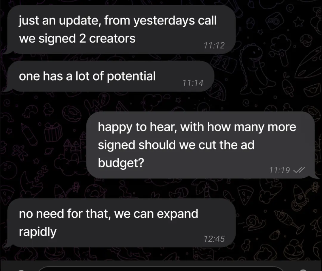Client feedback in Telegram