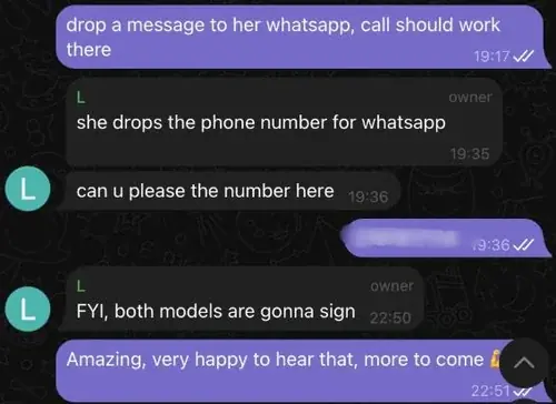 Client message